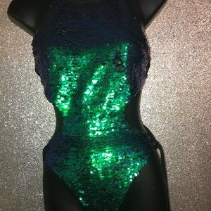 Reverse Sequin Mokini NEVER WORN